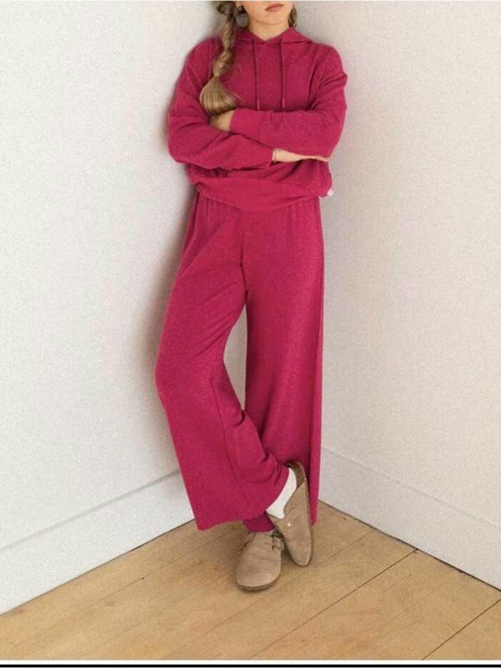 Jax & Lennon girls wide leg crop sweats YXL